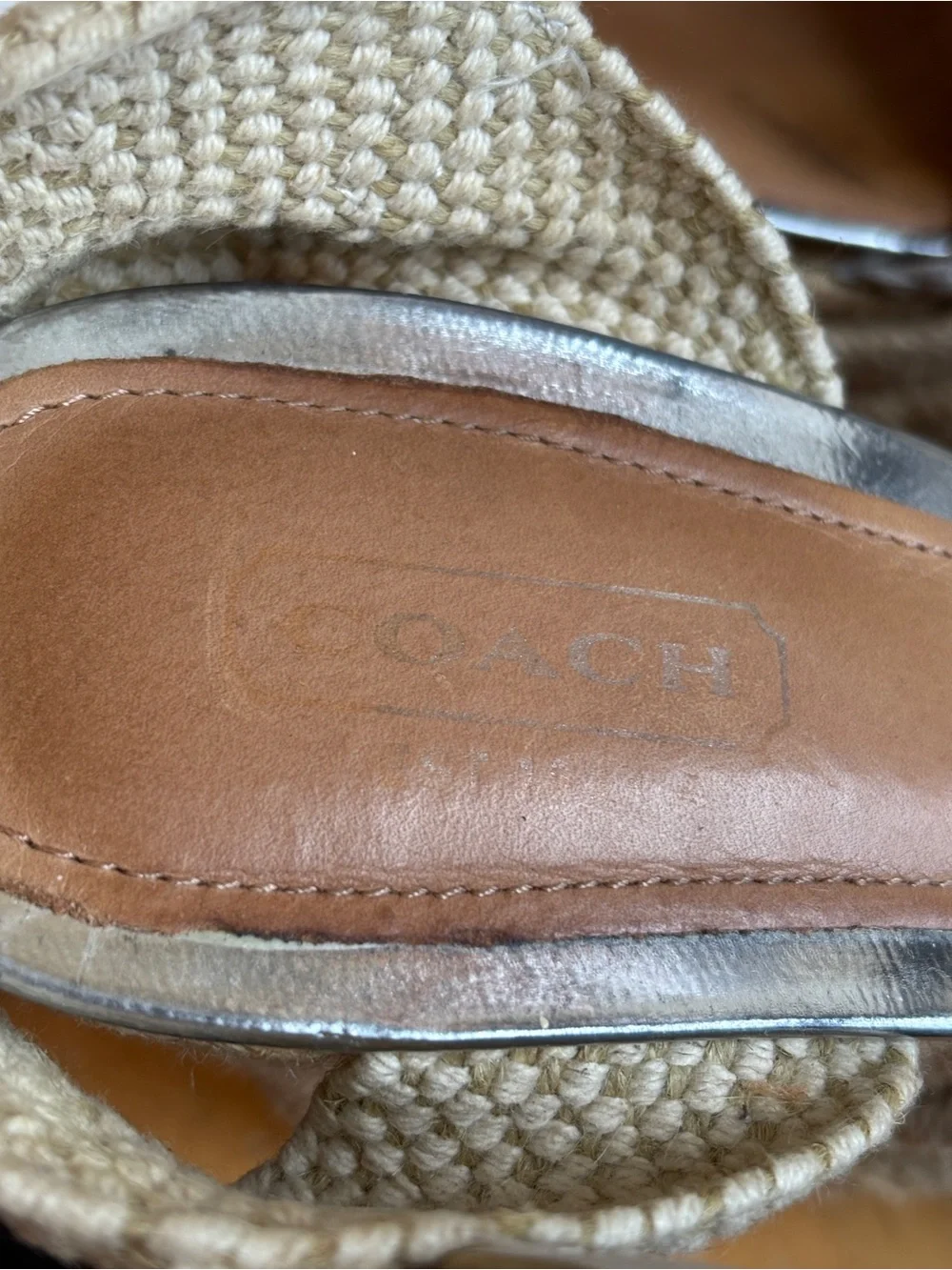 Coach vintage wedges